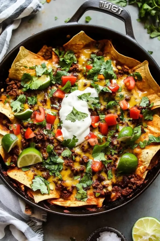 Beef Skillet Enchiladas