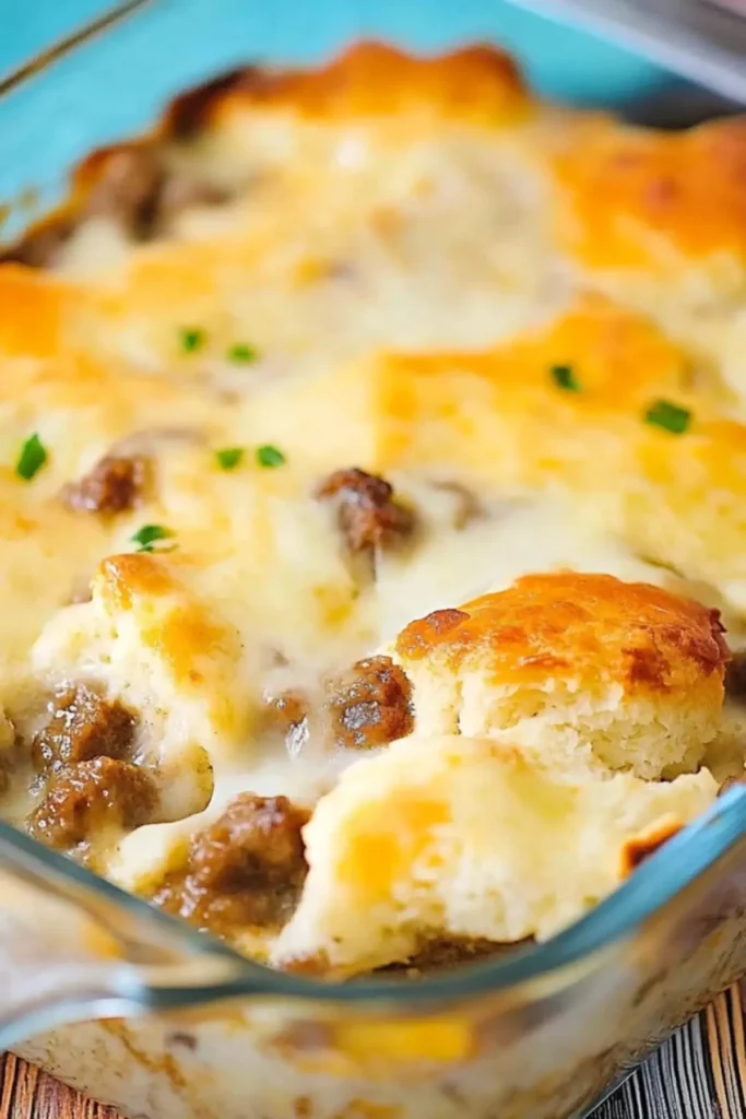 Biscuits and Gravy Casserole
