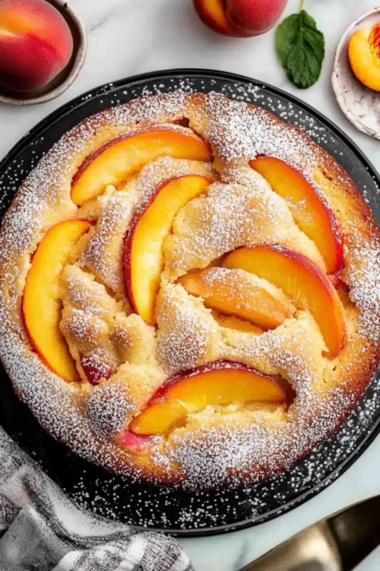 Fresh Peach Cake
