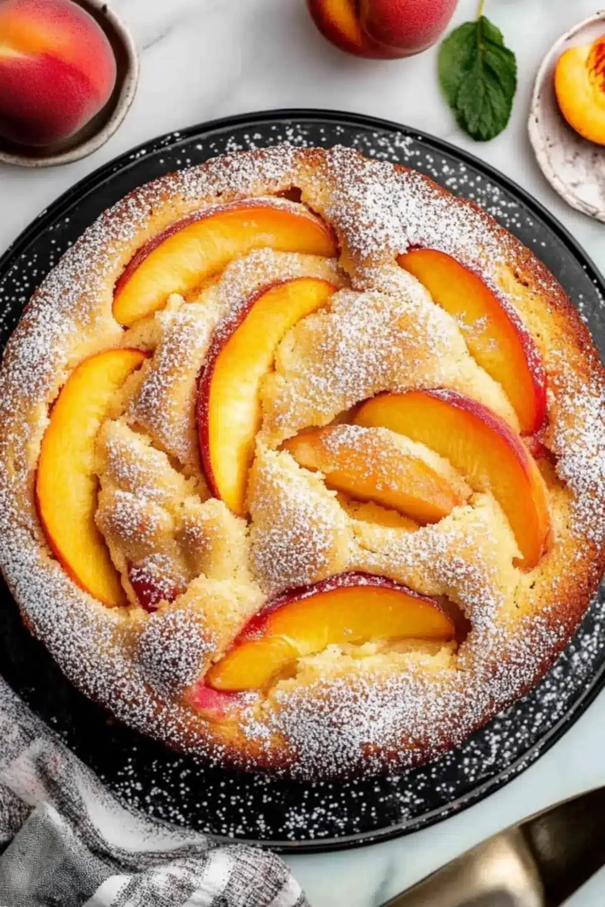 Fresh Peach Cake