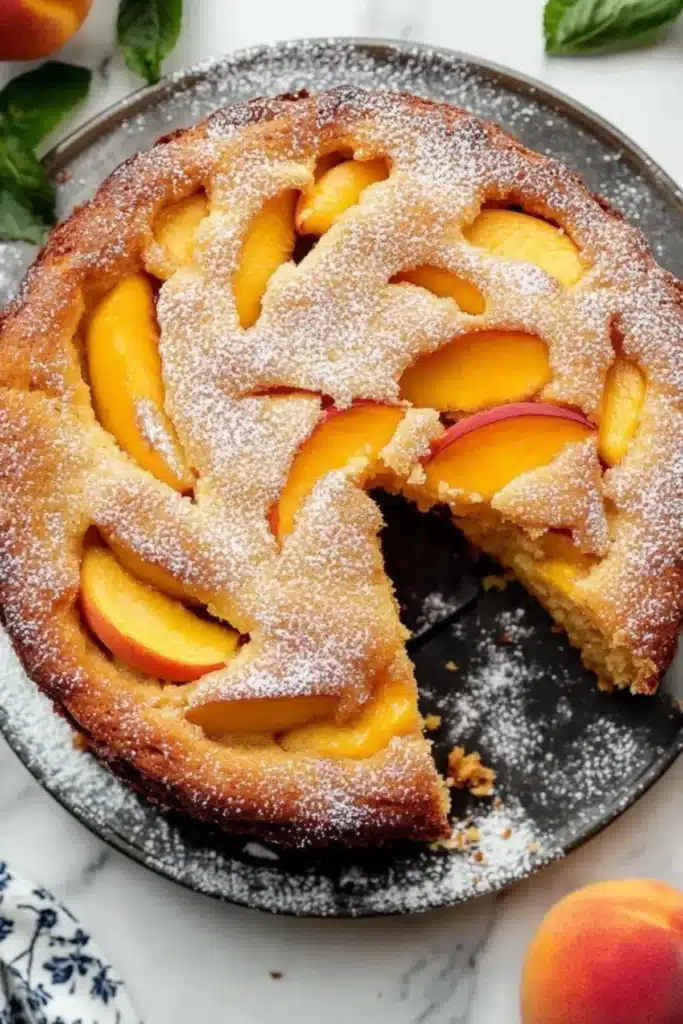 Fresh Peach Cake