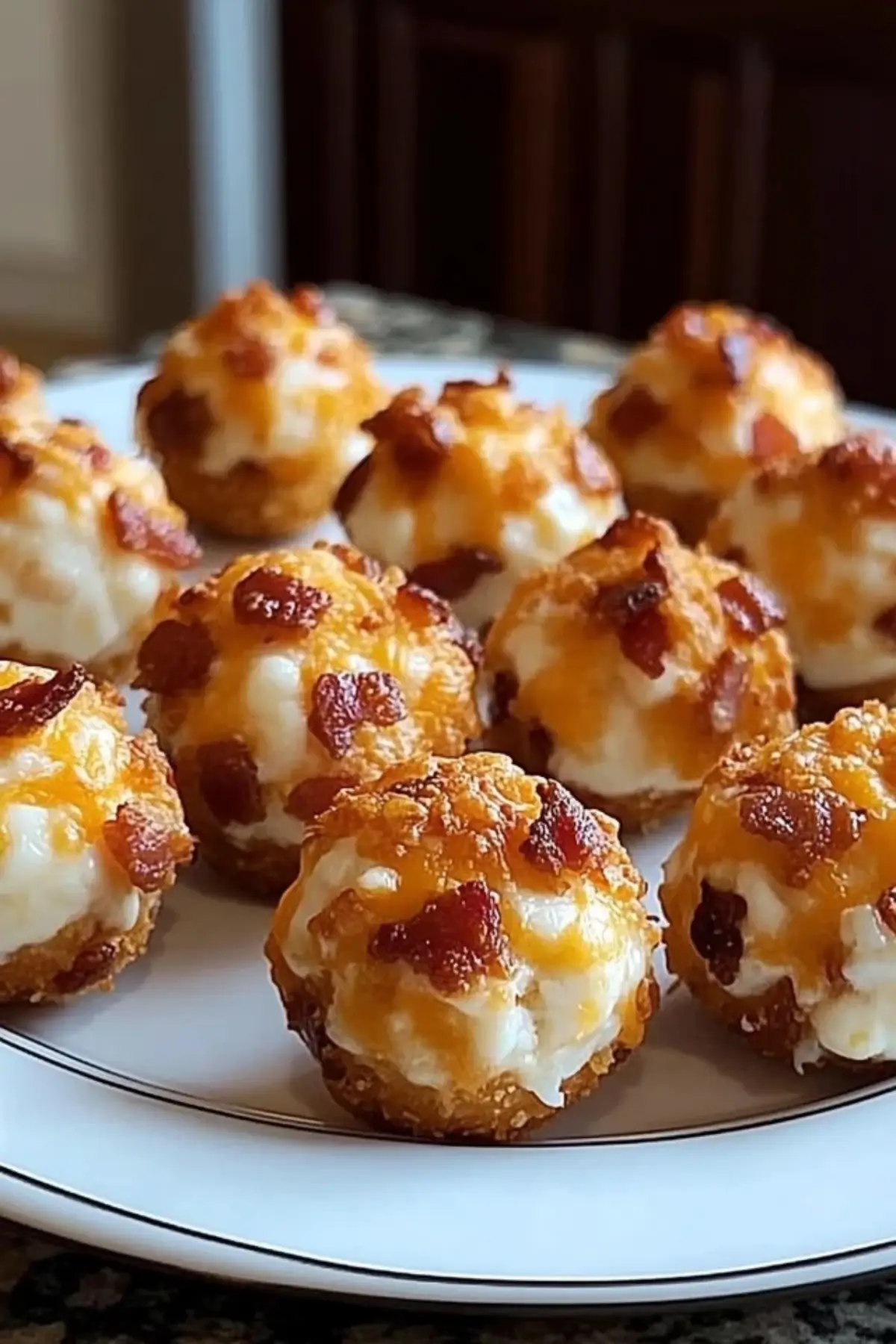 Low Carb Bacon Cheddar Mini Cheese Balls