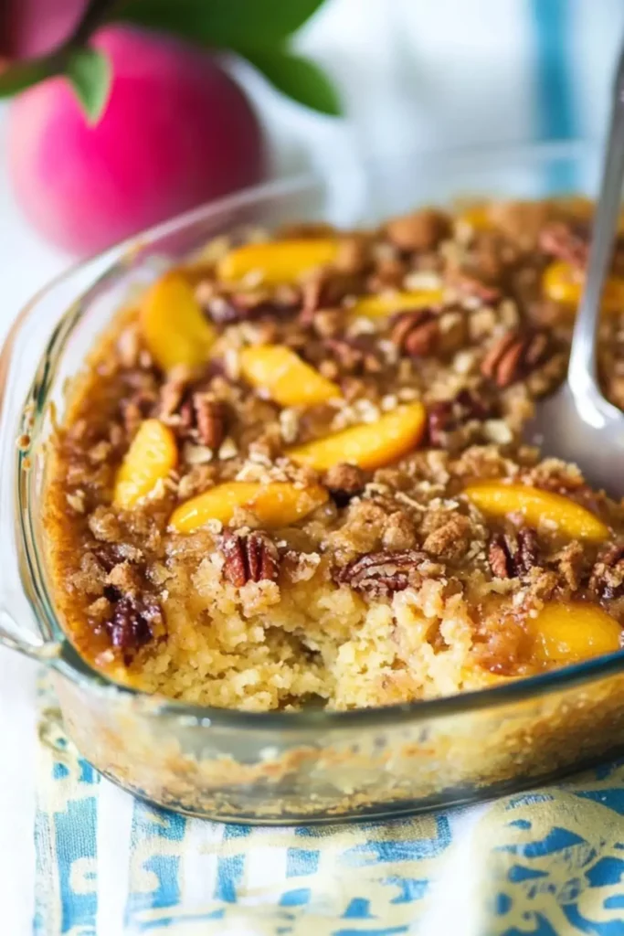 Peach Dump Cake Recipe