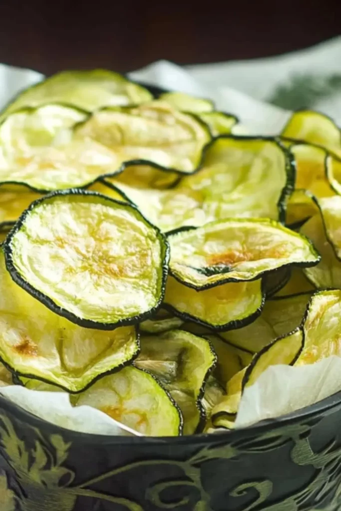 Salt and Vinegar Zucchini Chips