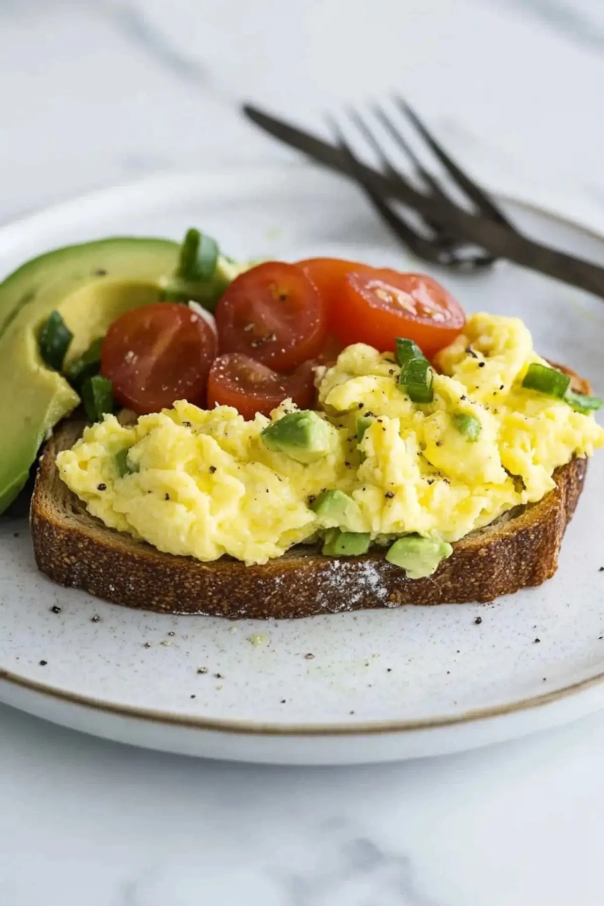 Avocado Toast with Scrambled Egg