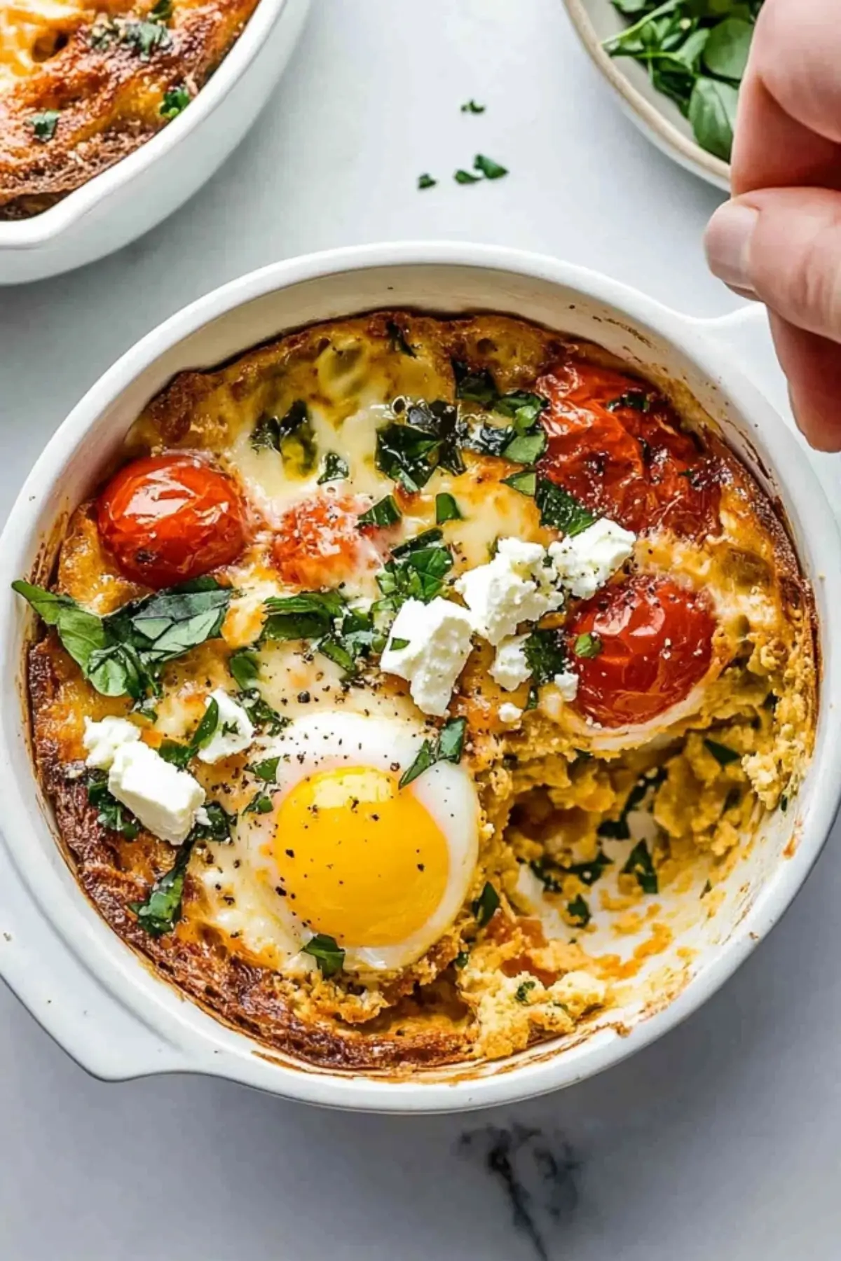 Baked Feta Eggs Recipe