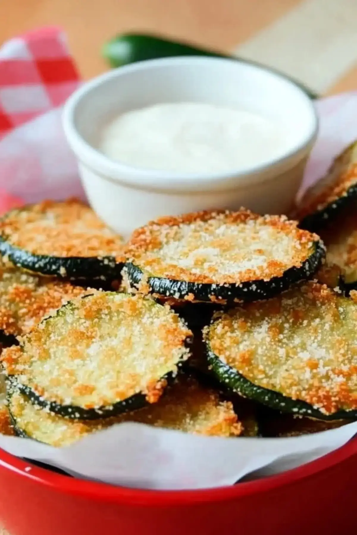 Baked Parmesan Zucchini Chips
