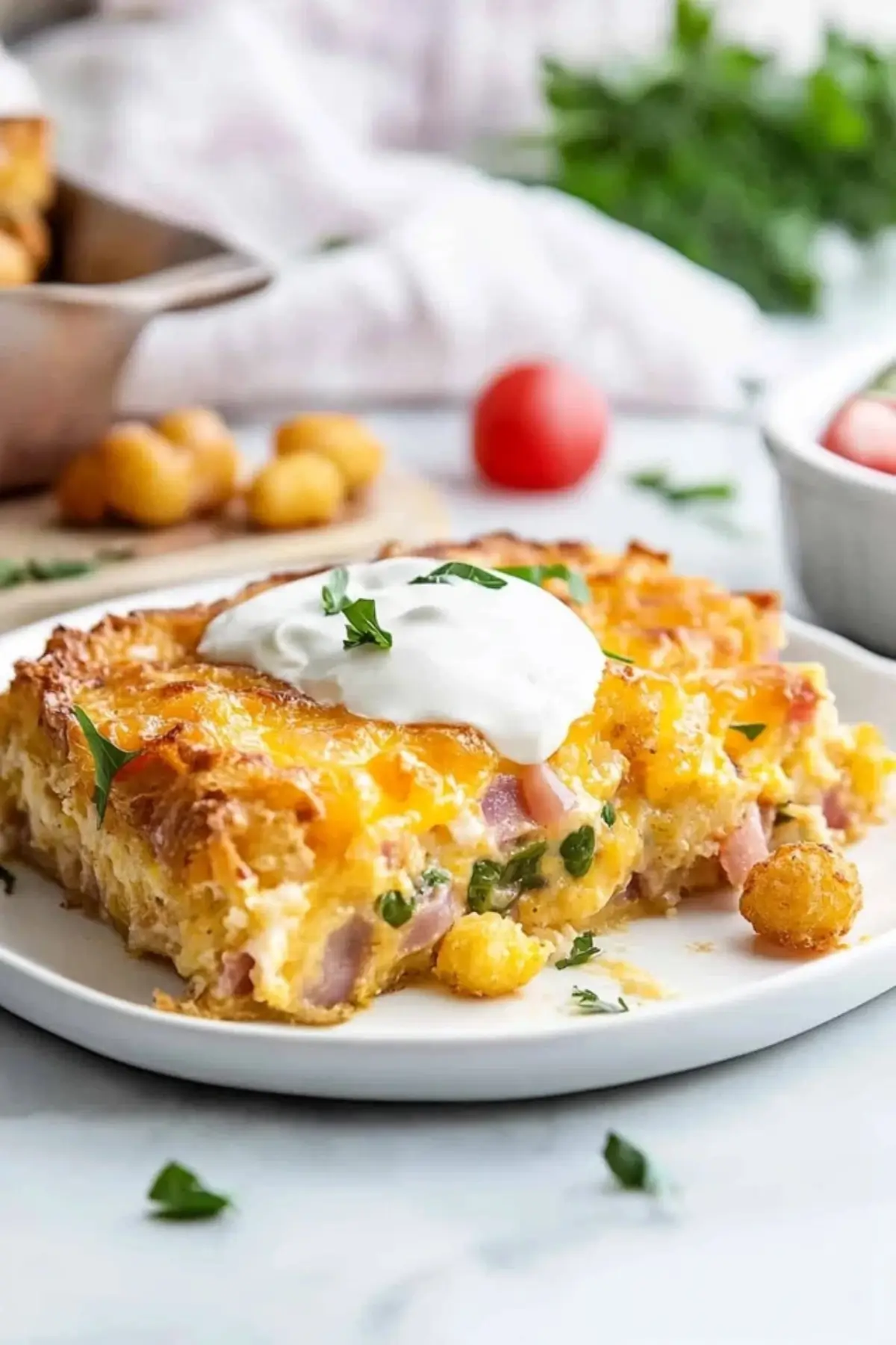 Breakfast Casserole with Tater Tots