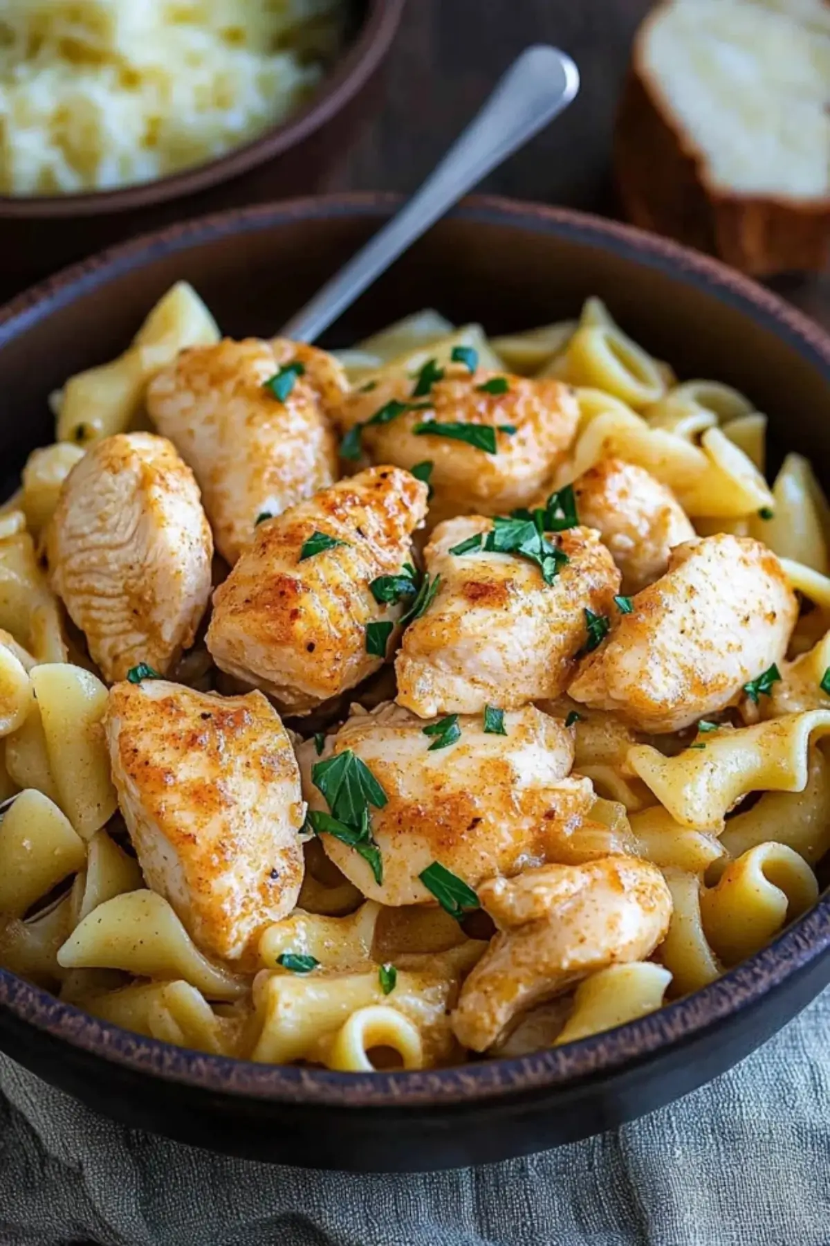Chicken and Buttered Noodles