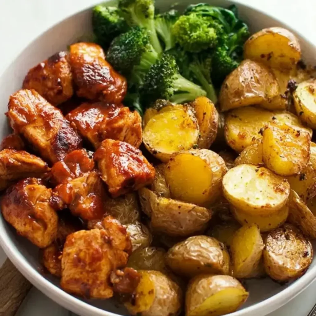Chicken and Roasted Potato Bowl
