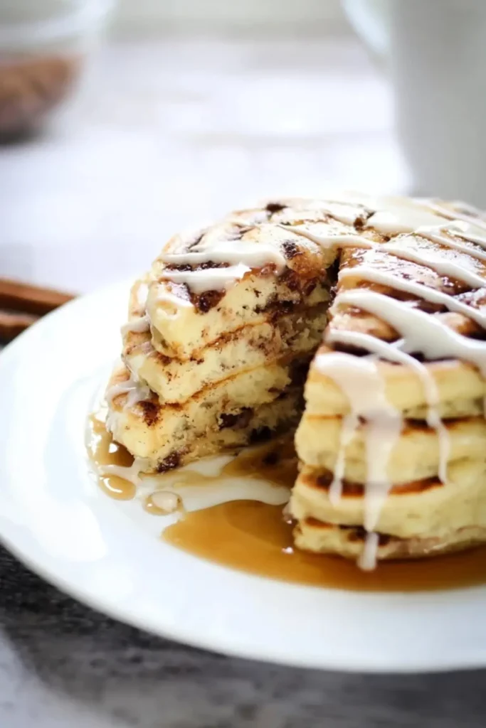 Cinnamon Roll Pancakes