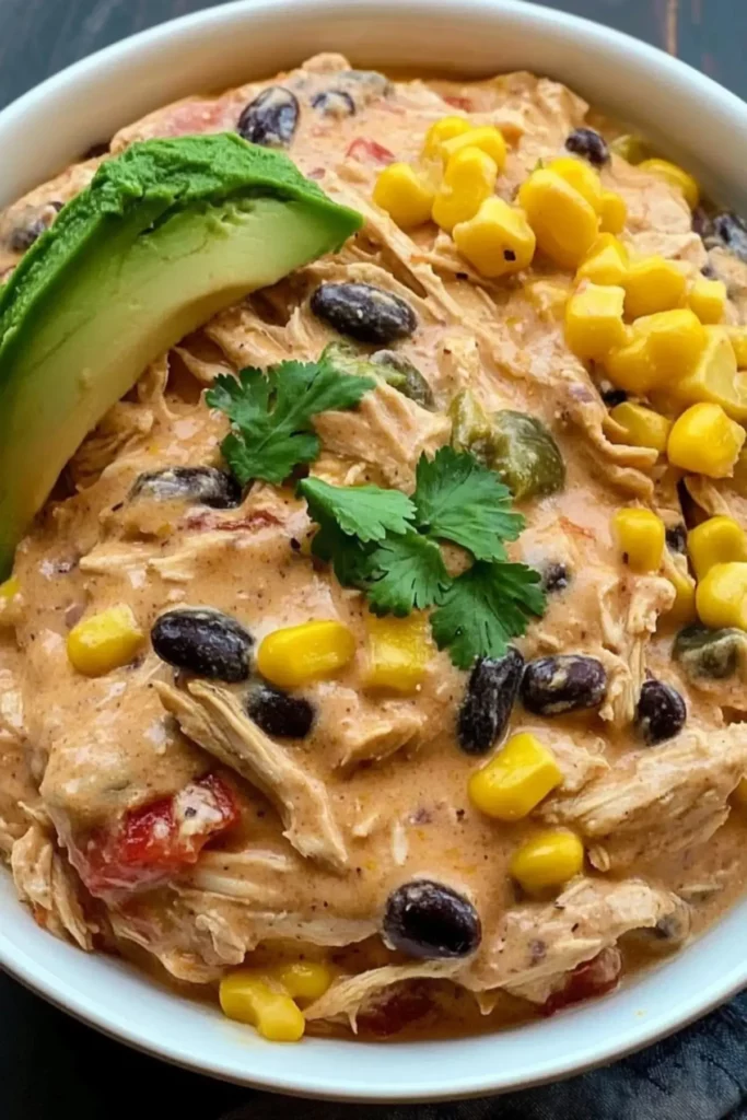 Creamy Slow Cooker Fiesta Chicken