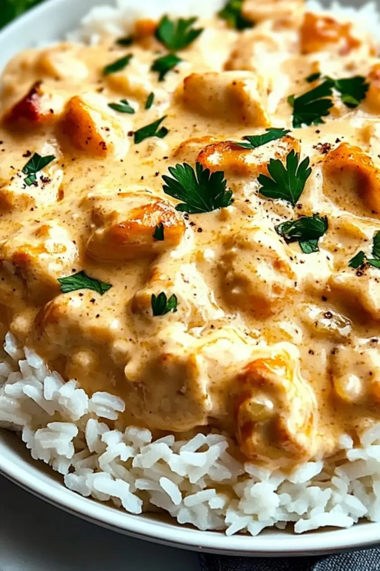 Creamy Smothered Chicken and Rice