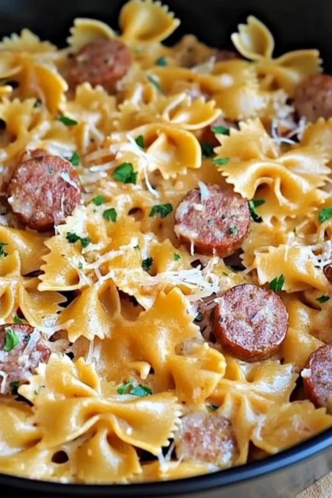 One Pot Smoked Sausage Pasta