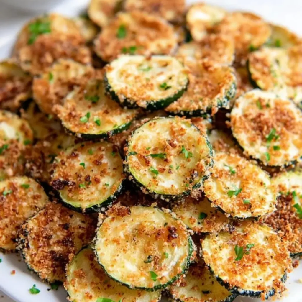 Crispy Baked Zucchini Chips