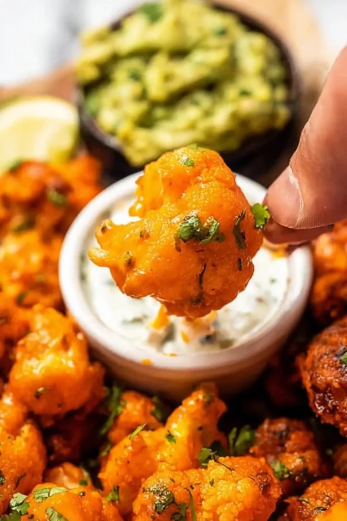 Crispy Buffalo Cauliflower Wings
