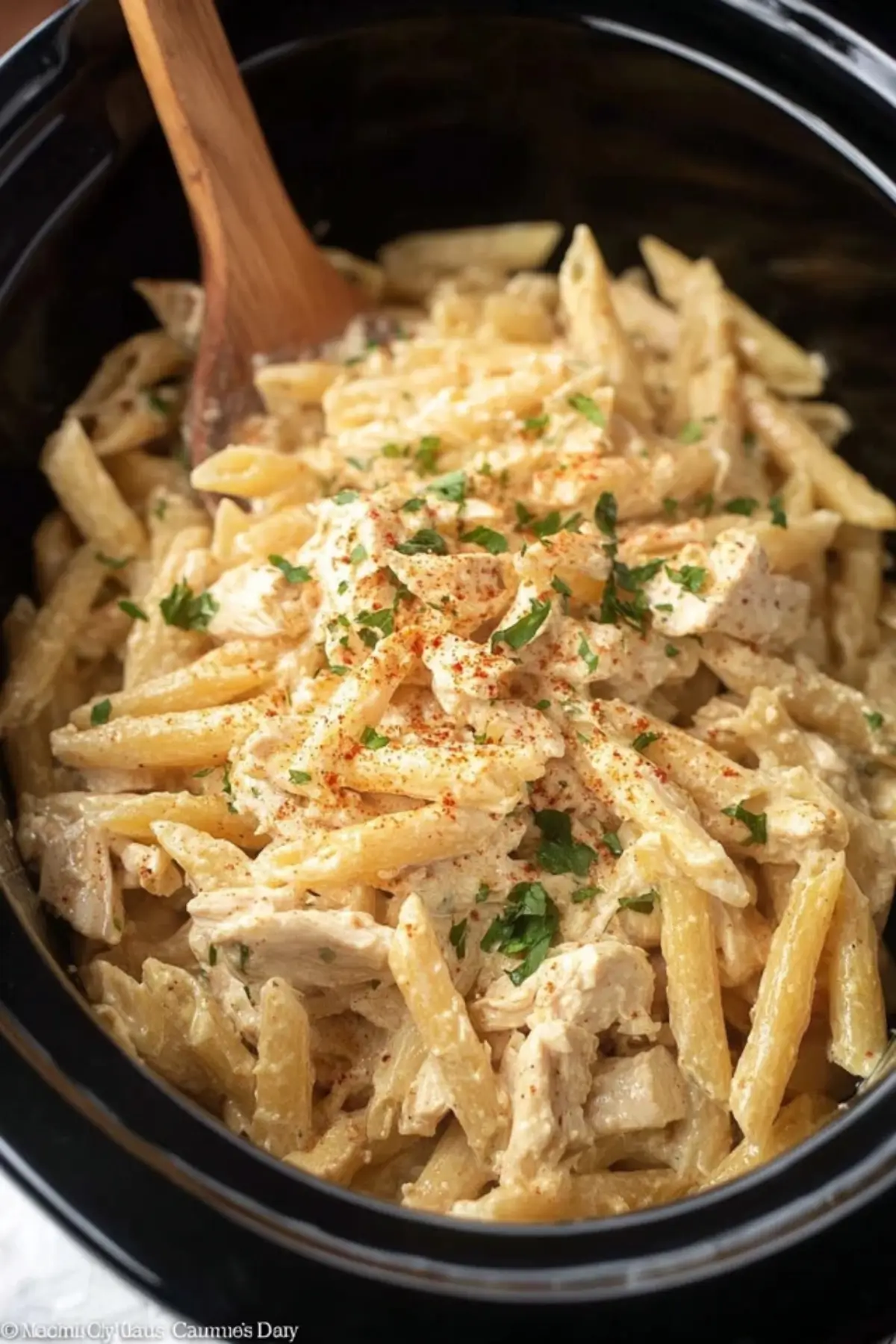 Crock Pot Cajun Chicken Pasta