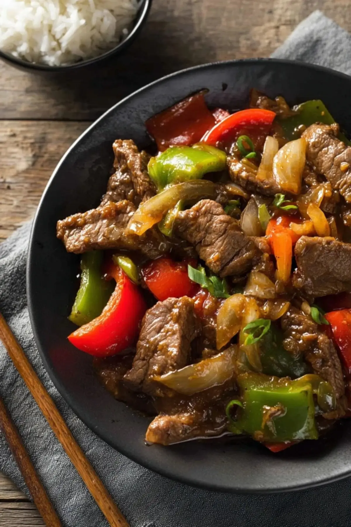 Crockpot Pepper Steak