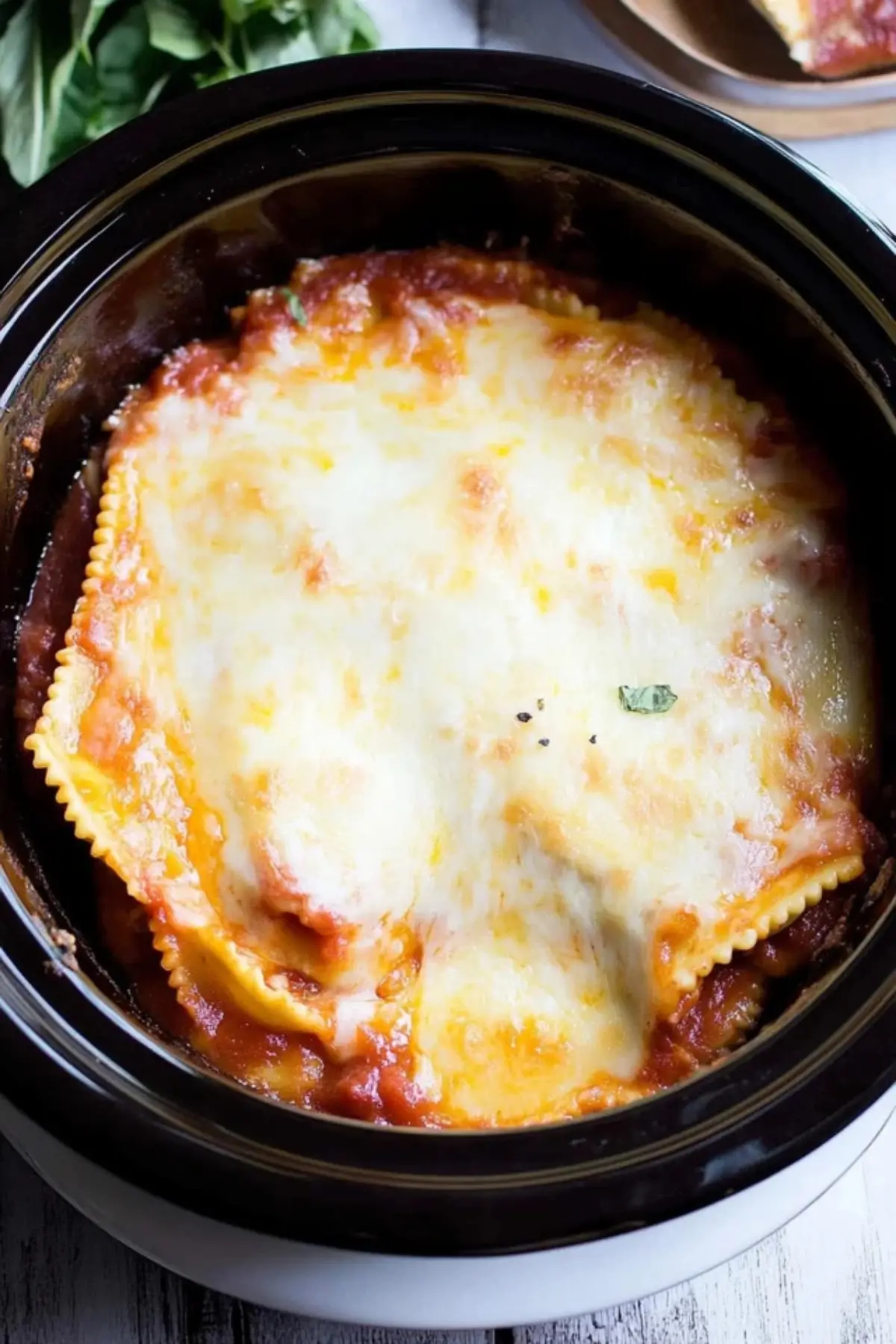 Crockpot Ravioli Lasagna Recipe