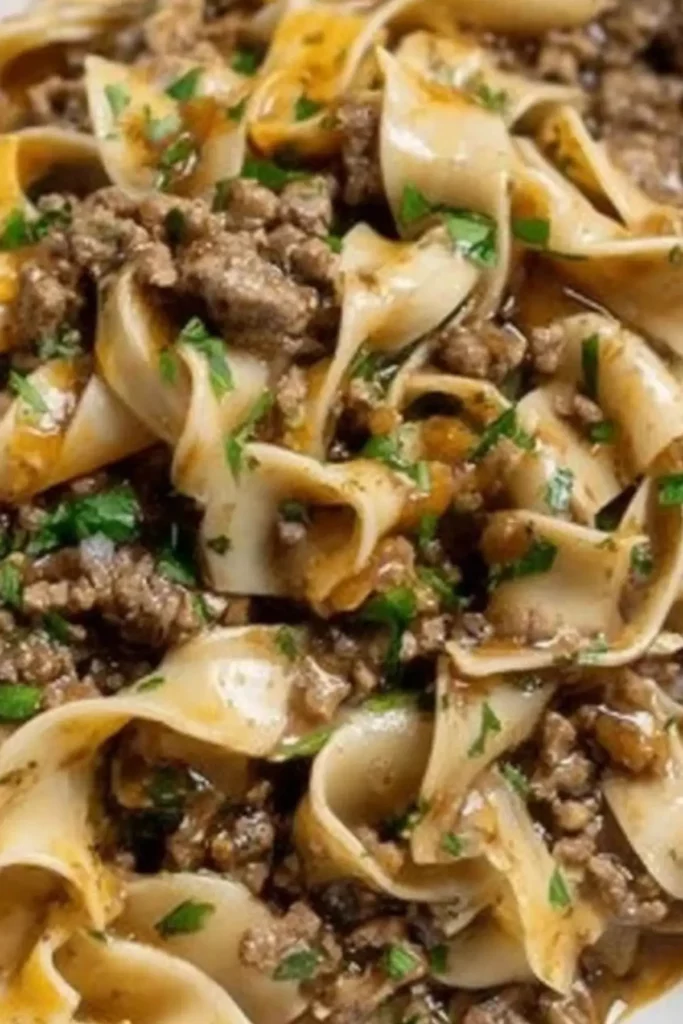 Easy Beef and Noodles