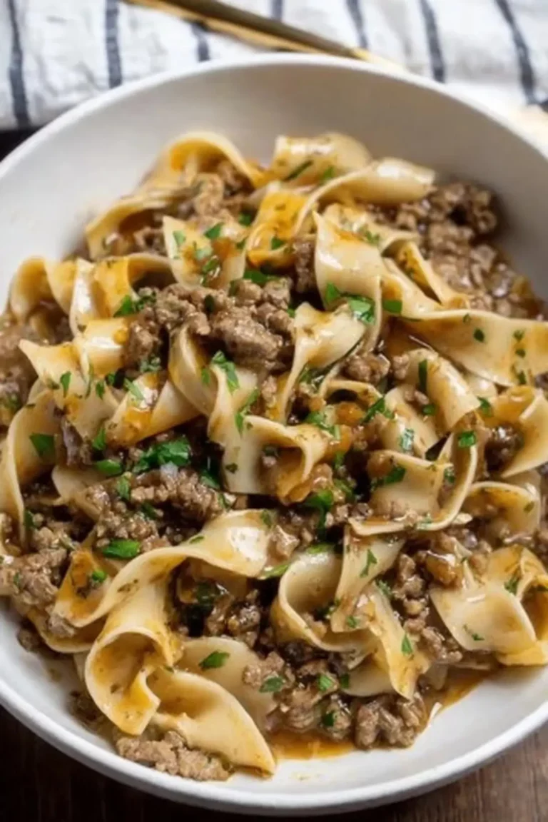 Easy Beef and Noodles