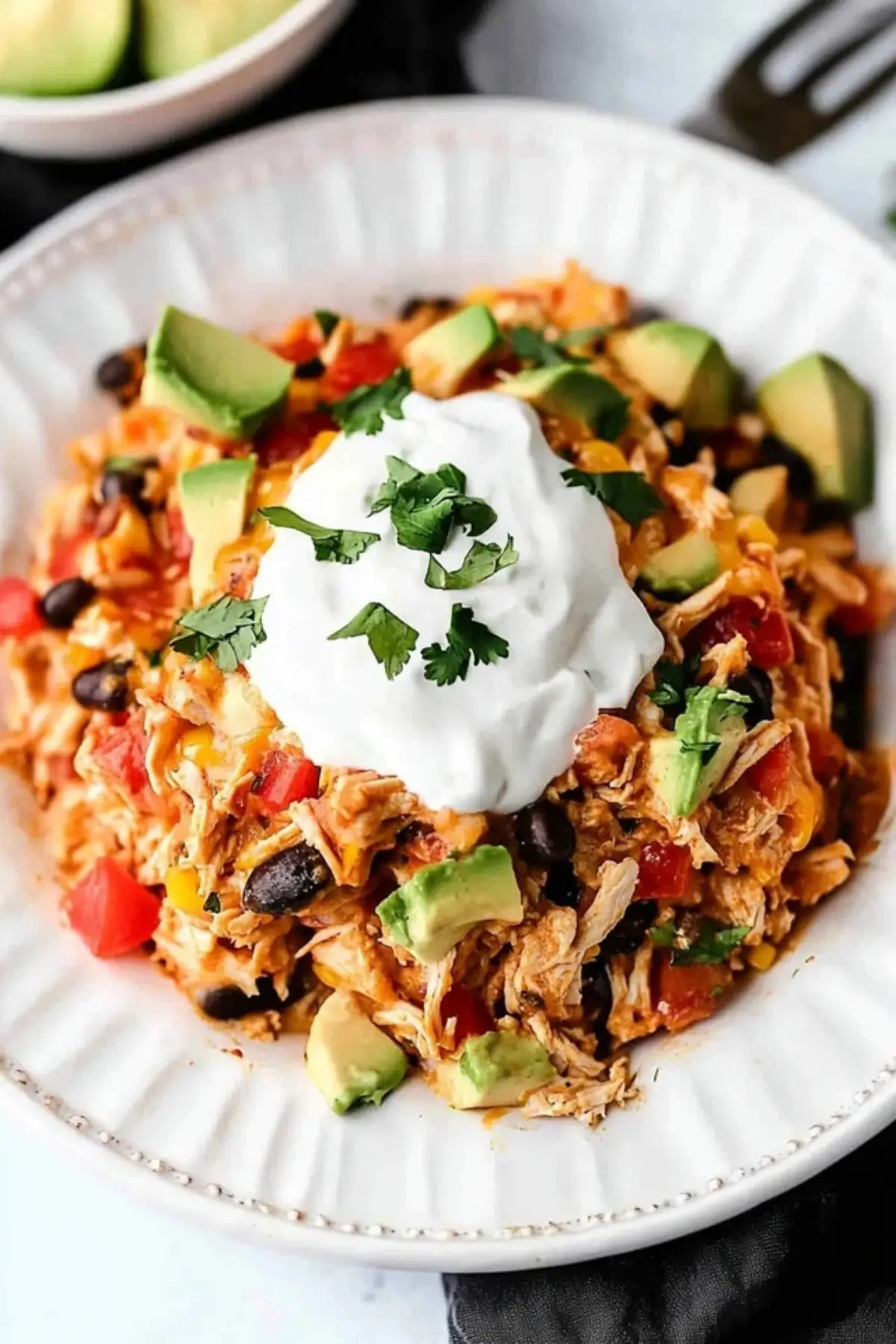 Easy Chicken Burrito Casserole