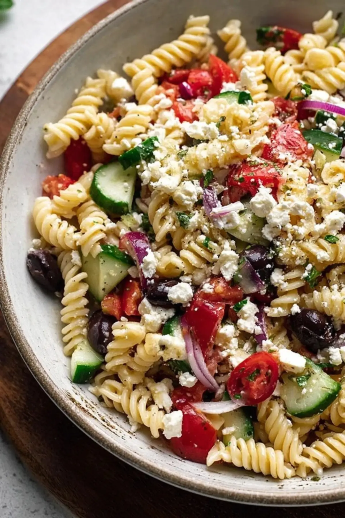 Easy Greek Pasta Salad Recipe