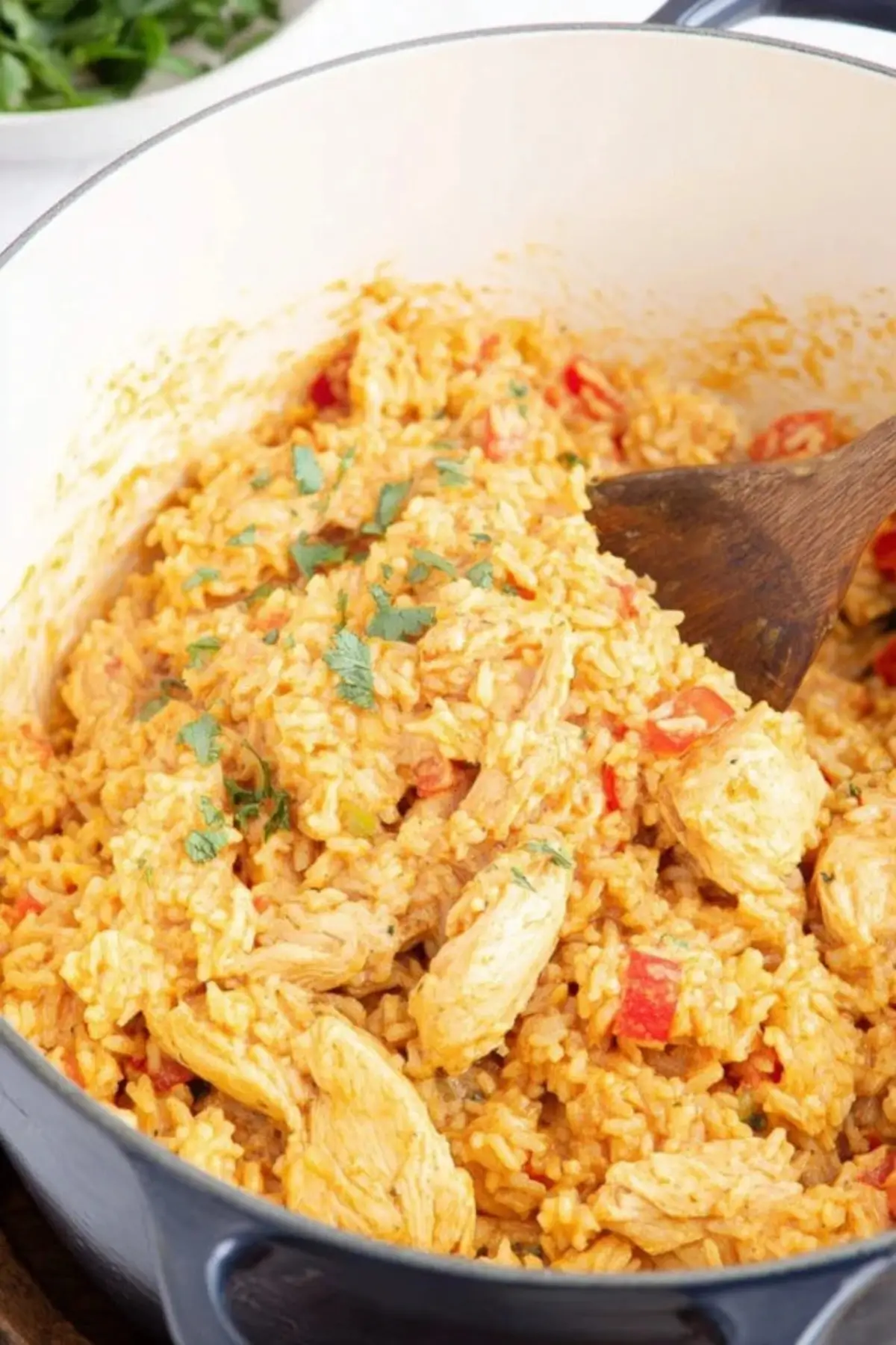 Easy One Pot Queso Chicken and Rice Recipe