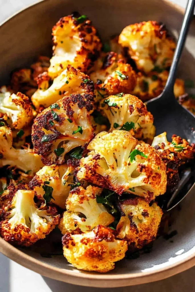 Garlic-Parmesan Roasted Cauliflowerrlic-Parmesan Roasted Cauliflower