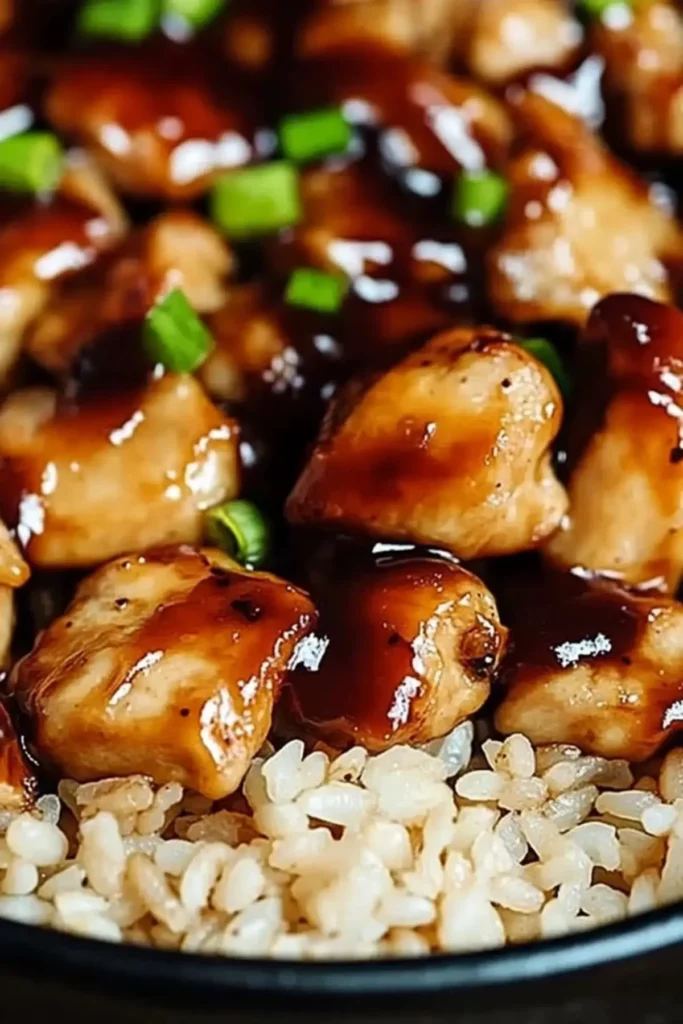 Honey BBQ Chicken Rice