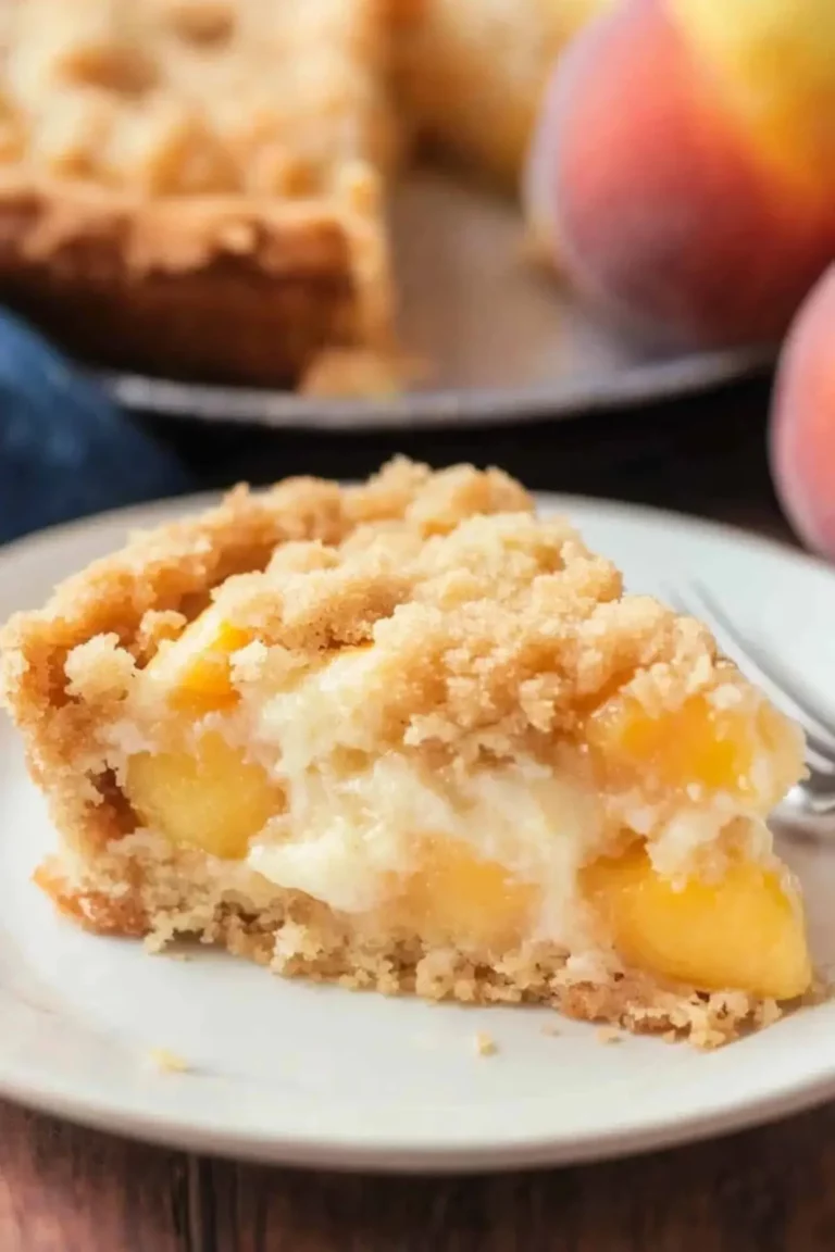 Italian Peach Crumb Cake