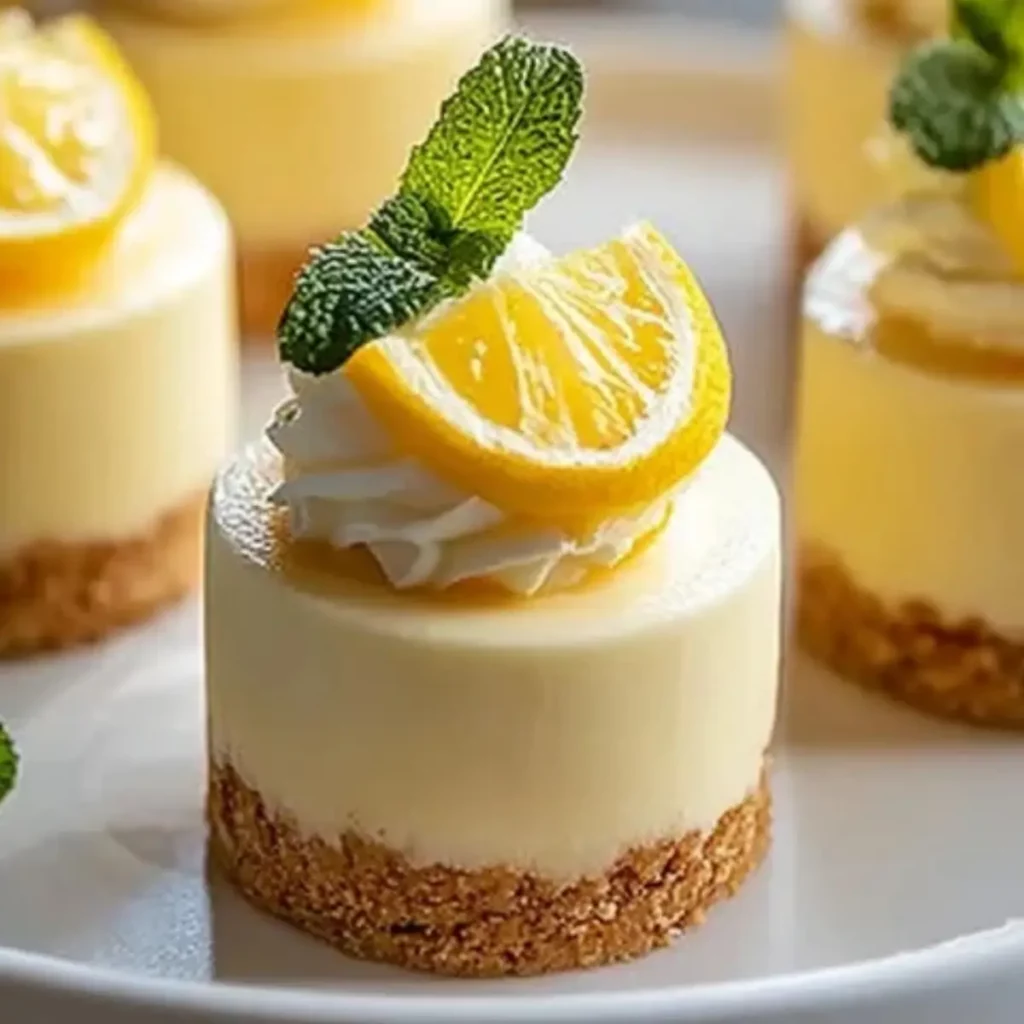 Mini Lemon Cheesecakes Recipe