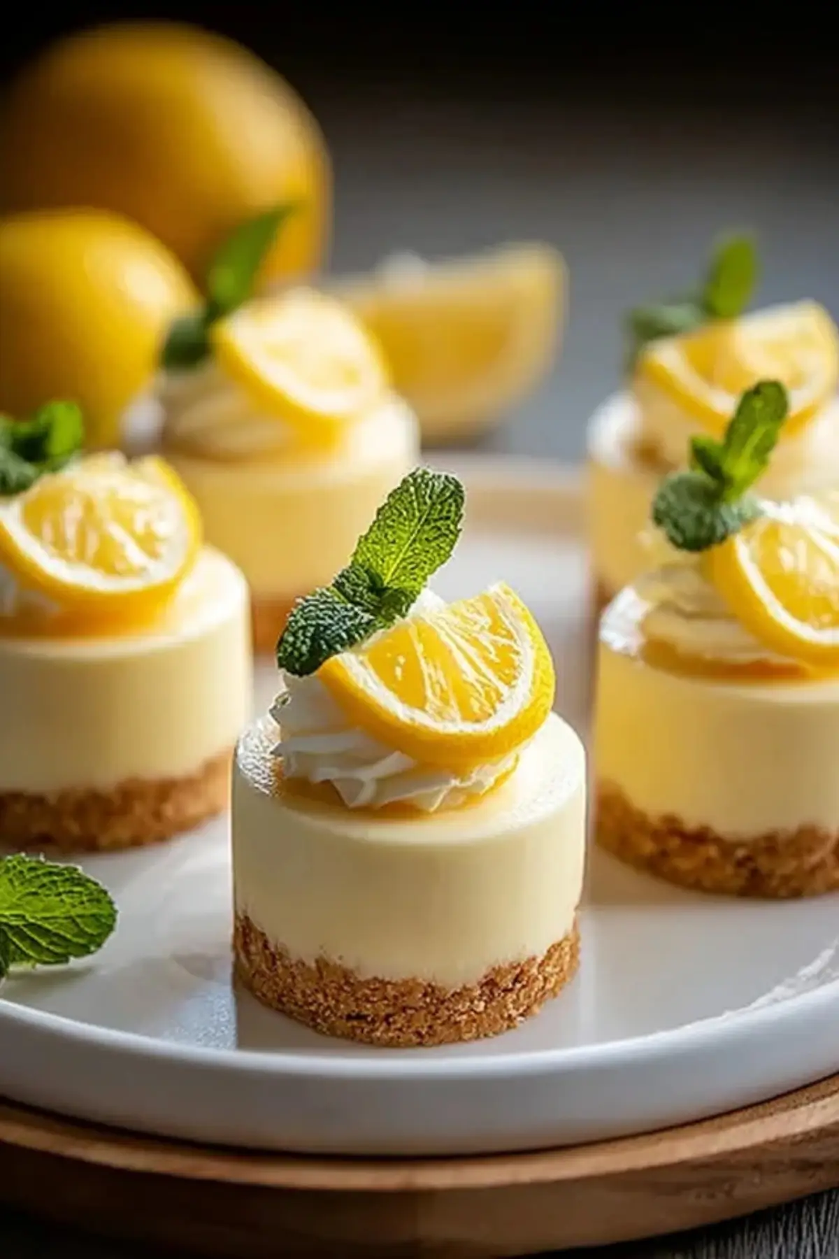 Mini Lemon Cheesecakes Recipe
