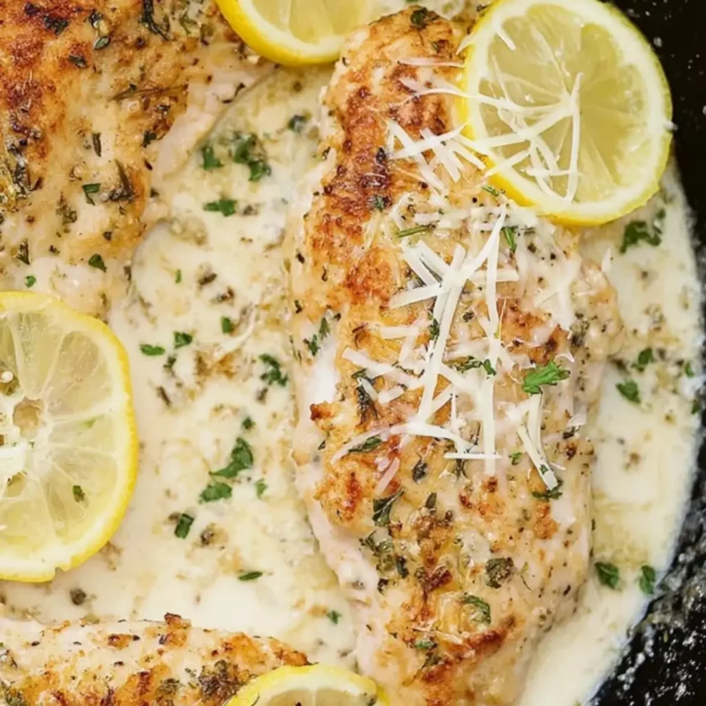 One Pan Lemon Parmesan Chicken Recipe