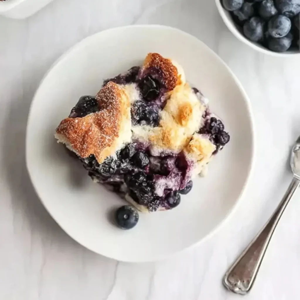 Overnight Blueberry French Toast Casserole
