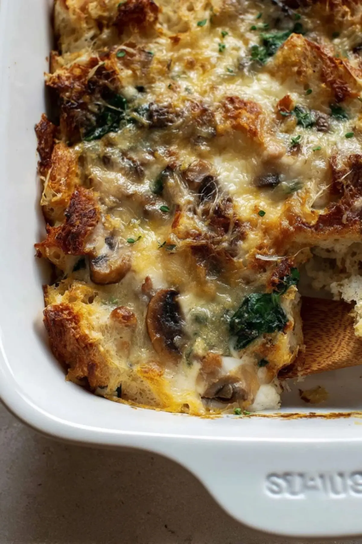 Overnight Croissant Breakfast Bake