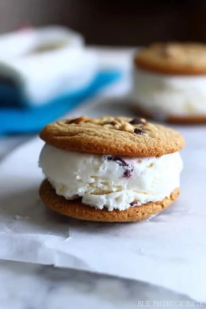 Patriotic Ice Cream Sandwiches