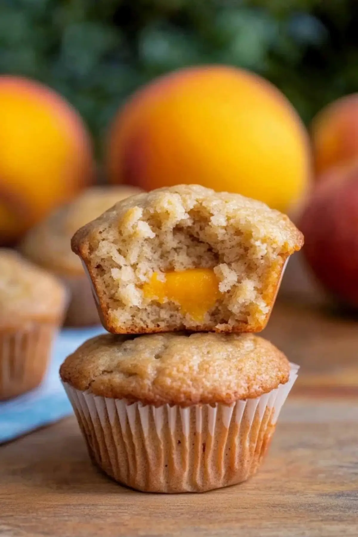 Peach Muffins Recipe