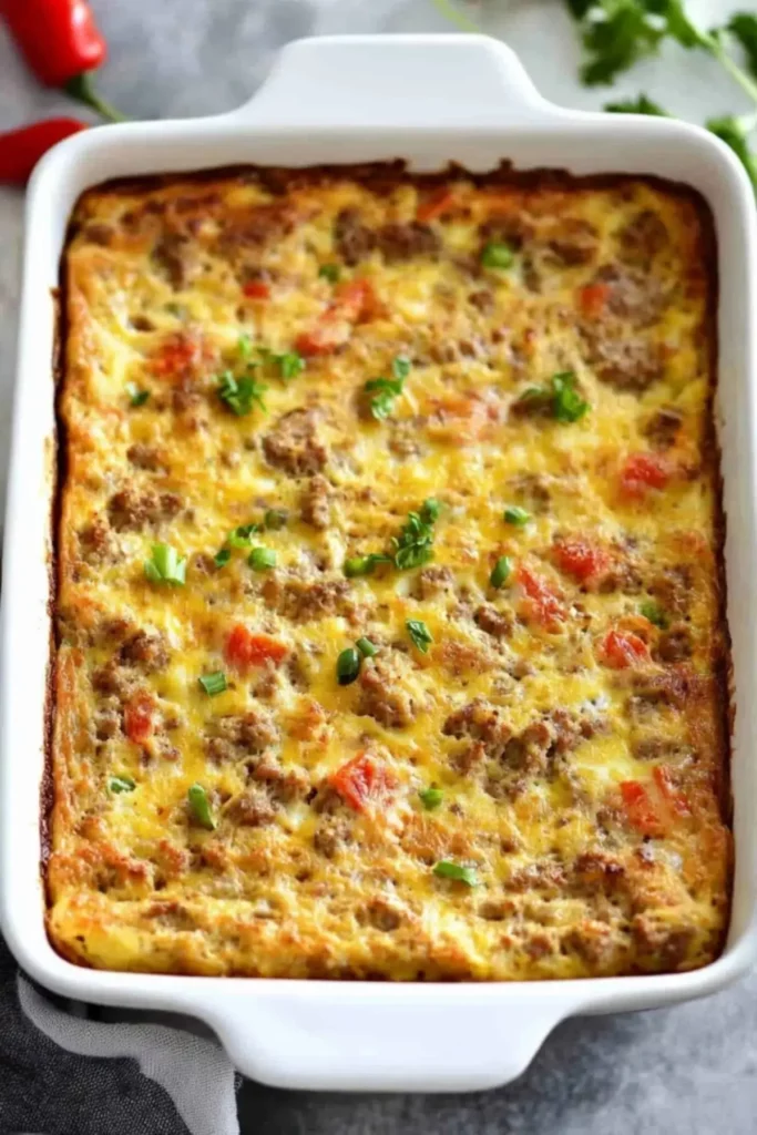 Sausage and Egg Breakfast casserole