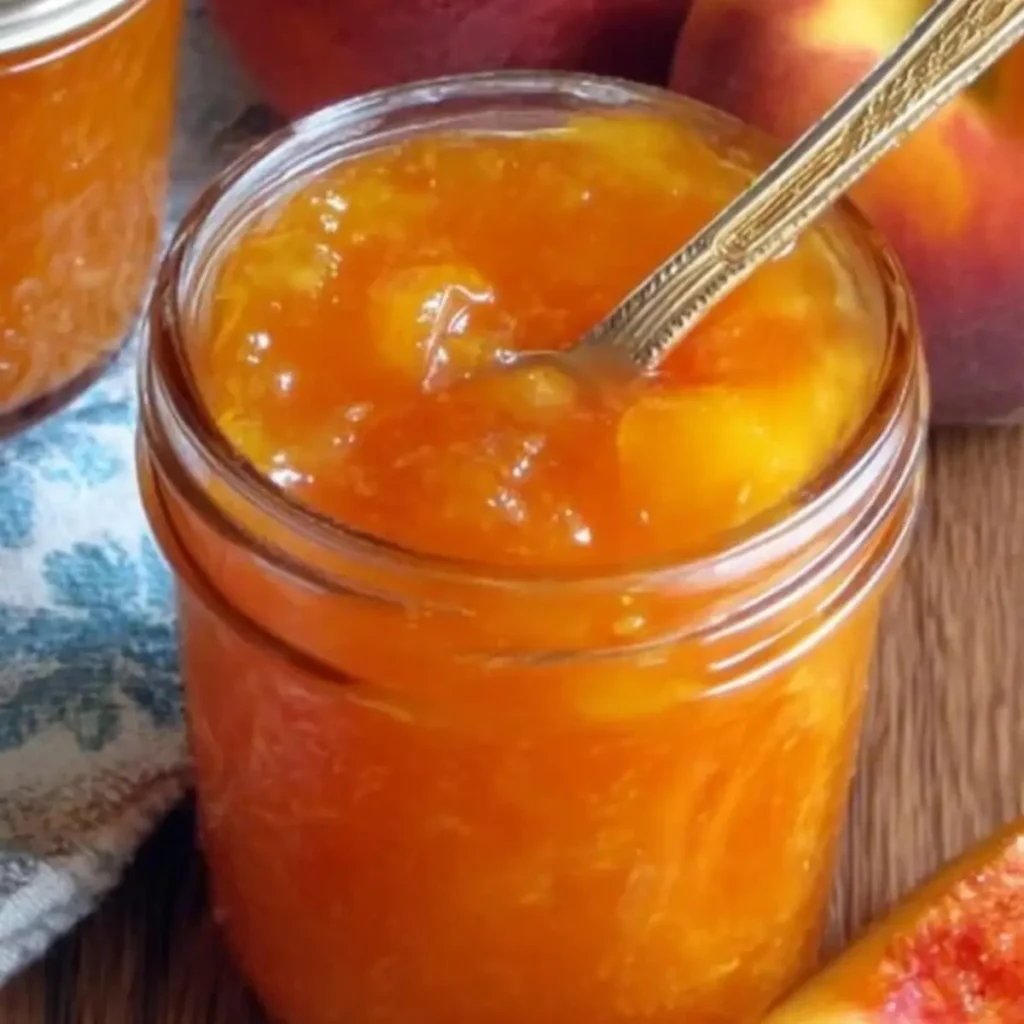 Small Batch Vanilla Peach Jam Recipe