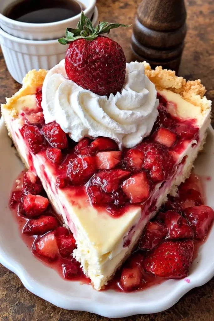 Strawberry Cheesecake Dump Cake Recipe