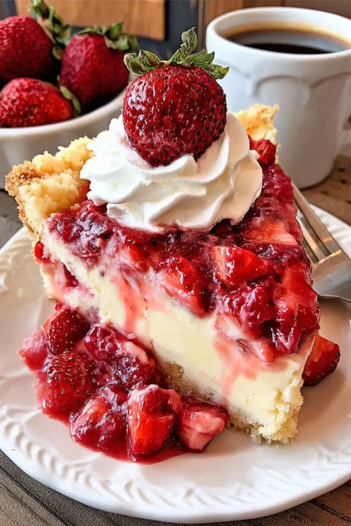 Strawberry Cheesecake Dump Cake Recipe