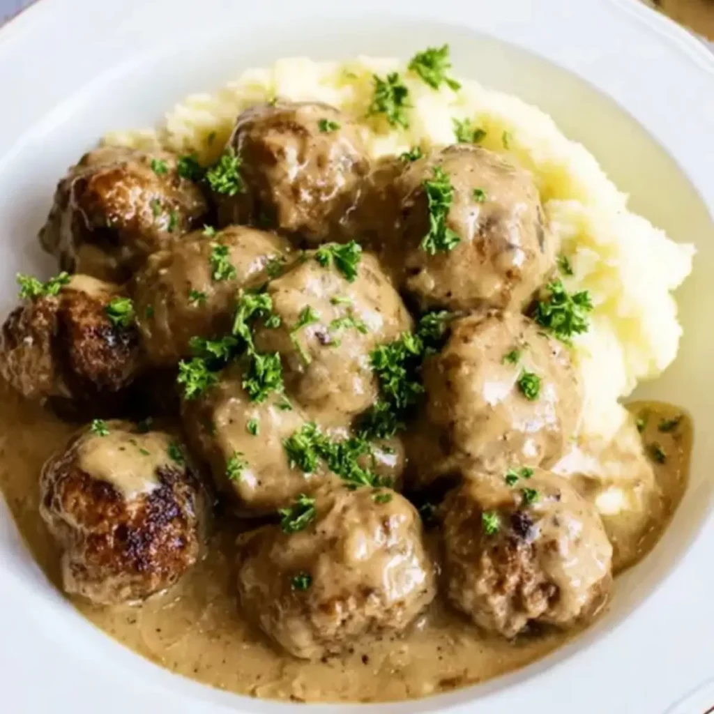 Swedish Meatballs in the Crockpot