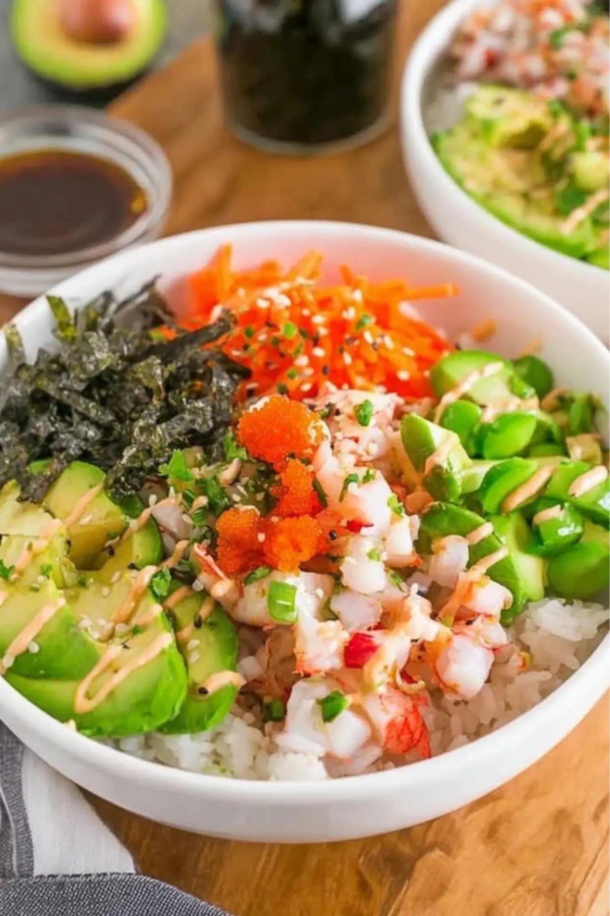California Roll Sushi Bowls