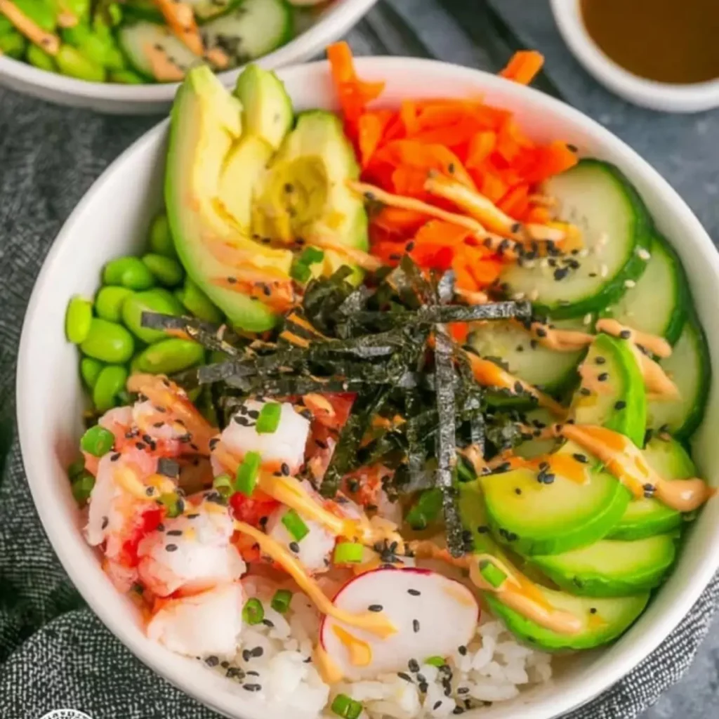 California Roll Sushi Bowls