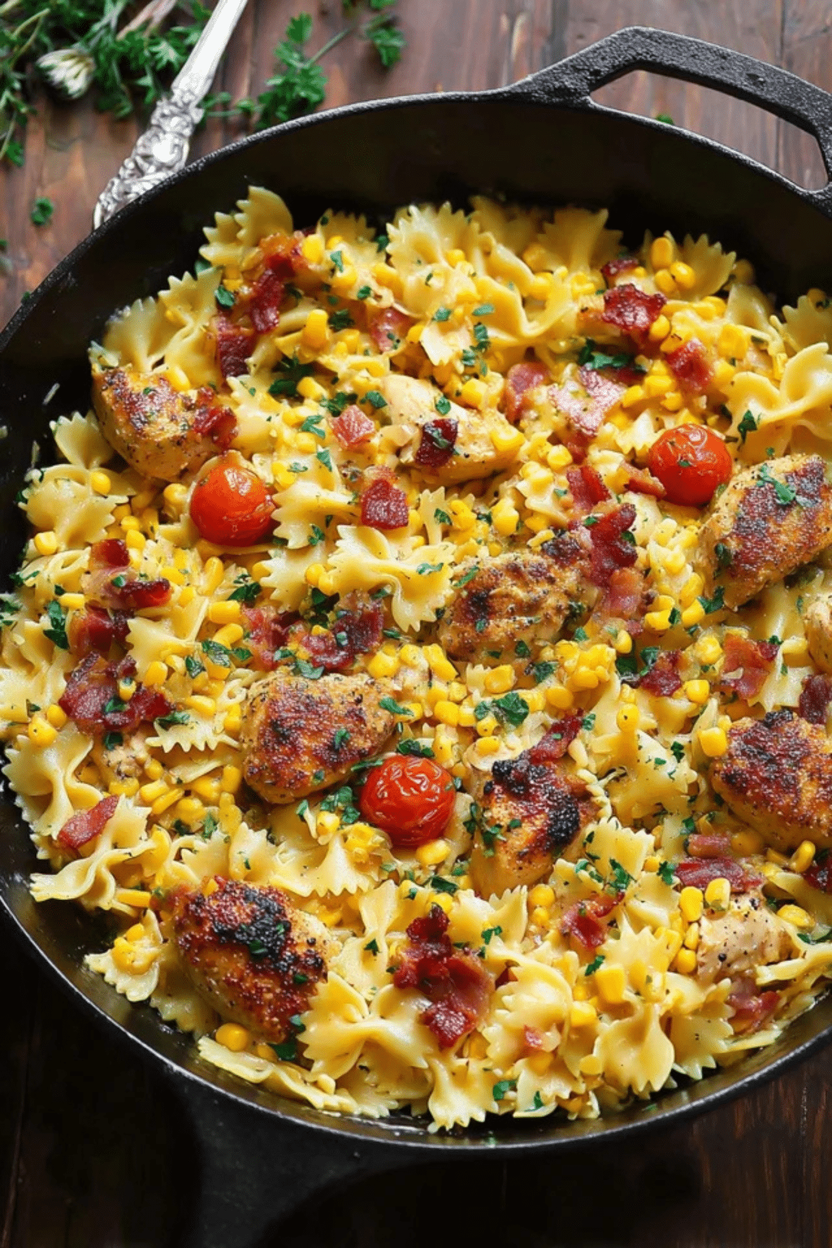 Chicken and Corn Pasta
