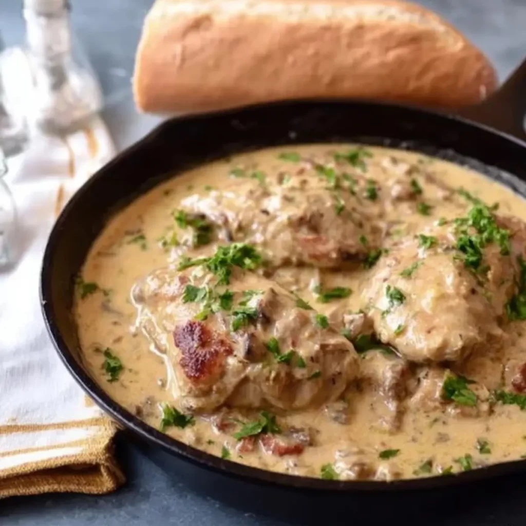 Creamy Coq Au Riesling