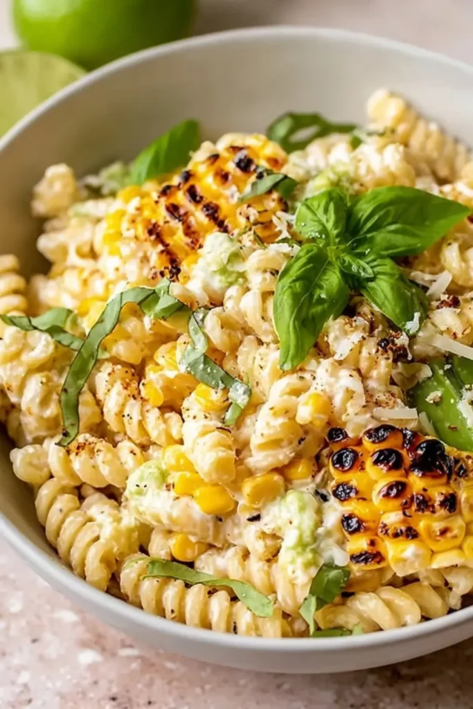 Creamy Street Corn Pasta Salad