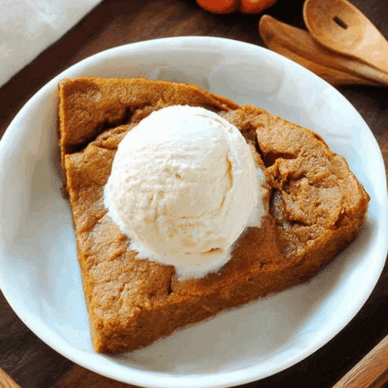 Crustless Pumpkin Pie