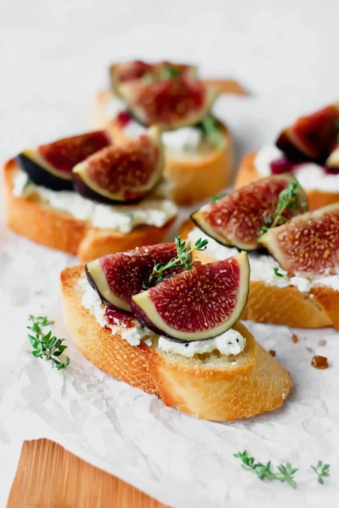 Fig and Goat Cheese Crostini